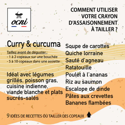 OCNI | COFFRET 3 CRAYONS | GOURMET TRUCULENT (BIO)