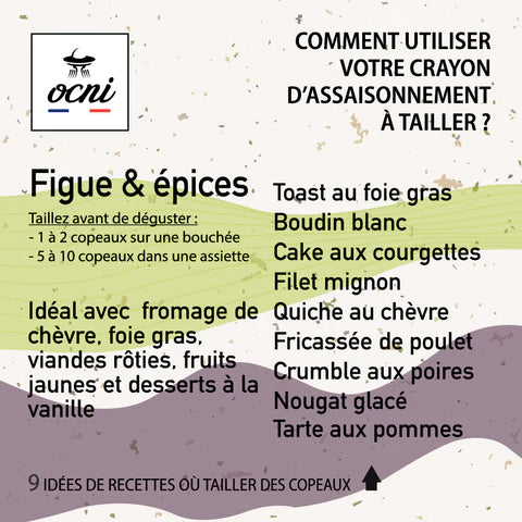 OCNI | COFFRET 3 CRAYONS | GOURMET TRUCULENT (BIO)