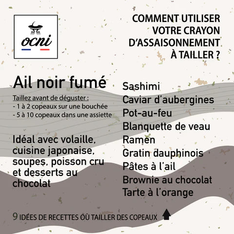 OCNI | COFFRET 3 CRAYONS | GOURMET TRUCULENT (BIO)